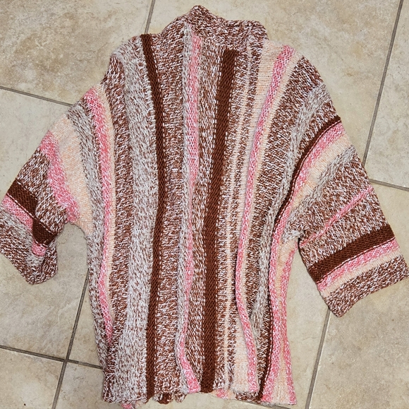 Cozy Multicolor Knit Women's Sweater - Picture 3 of 5